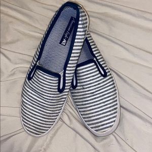 Striped Slip-On Shoes